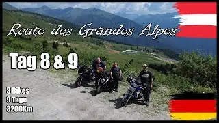 Routes des Grandes Alpes 2025 | Trio Motorrad-Tour | Tag 8 & 9 Heimreise...