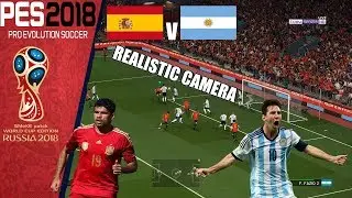 PES 2018 | Russia World Cup 2018 | SPAIN v Argentina | QUARTER FINAL | SMoKE Patch