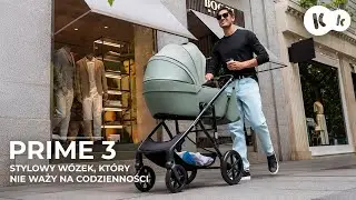 Kinderkraft PRIME 3 &ndash; lekki, stylowy i gotowy na każdy dzień w&oacute;zek 3w1