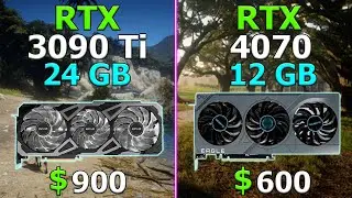 DOMINATES IN RAY TRACING - RTX 4070 vs RTX 3090 Ti
