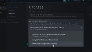 How To Pause Background Download While Playing Steam