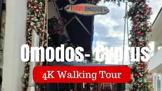 Cyprus - Walking in Omodos Village &bull; 4K