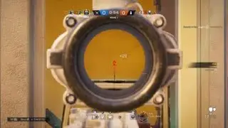 Lucky blind shot wile surpress fire