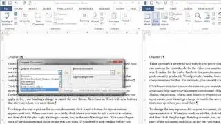 Compare Two Documents at Once in Microsoft Word