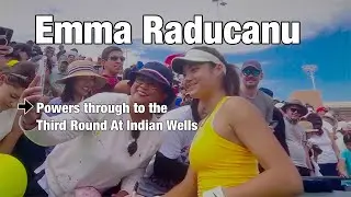 Emma Raducanu triumphs over Magna Linette in Indian Wells second round