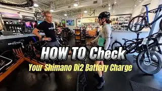 How to check the charge of your Shimano Di2 battery.