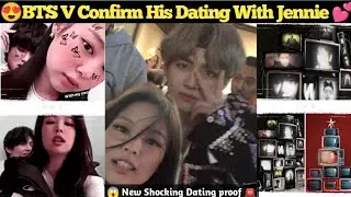 😱 BTS V Confirm His dating with Jennie ❤️| v and jennie dating | taennie dating proof| v and jennie|