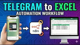 Telegram to Excel Automation with n8n: Extract Business Card Data Instantly