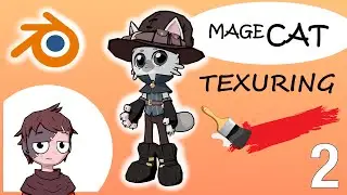 Mage Cat Modeling Tutorial (sort of) part 2 coloring boogaloo