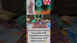 #unboxing Beautiful Co-Ord set haul | Try-on haul | Honest Review #myntra #coordset #haul #shorts