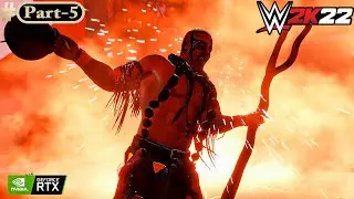 WWE 2K22 Gameplay - Roman Reigns vs Boogeyman & Demon Finn - Hard Challenge Part-5 [4K 60FPS PC]