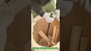 Log Beehive Making: Traditional Hollowing Technique for Wooden Bee Hives