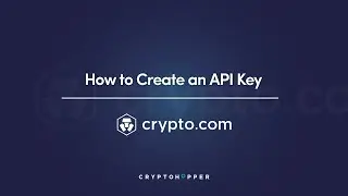 How to create an API key with Crypto.com