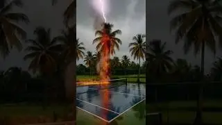 Where Thunder Strikes, Destruction Follows! part -5 #lightningstrikes #naturepower #tornado #newyork