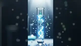 Glowing DNA Reaction  Fluorescent Test Tube Experiment #Shorts #ScienceASMR #asmr #asmrshorts
