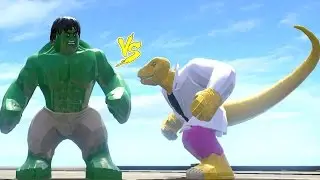 HULK VS SUPER LIZARAD - (LEGO MARVEL SUPER HEROES)- EPIC BATTLE