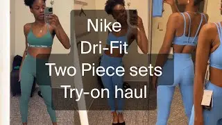 Nike Dri-Fit Shorts Sports Bra Leggings | Try on haul | fitting room | activewear | fitness
