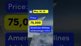 Flight | First class one-way | Chicago (ORD) to Sydney (SYD), May 28, 2024, 75k AAdvantage miles