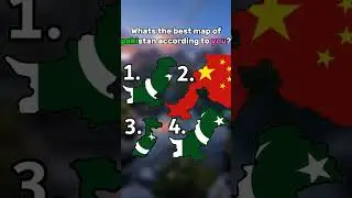 The best map of Pakistan according to you? #pakistan #fyp #mapping #quiz