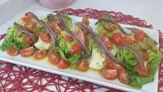 ✅️ &iexcl;HAZ ESTA DELICIOSA ENSALADA DE COGOLLOS Y ANCHOAS, TRIUMFARAS SEGURO!!