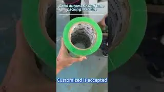 Automatic Mini Two Sides Open BOPP Adhesive  Tape Shrink Packing Machine