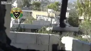FSA rebels tunnel under Shabiha Military Base and Place eplosive charges