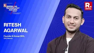 Ritesh Agarwal LIVE | CEO of OYO Rooms | Republic Business Emerging Technology Awards