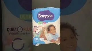 Babysec UltraSec, Espa&ntilde;ol. #unboxing #huggies #embarazo #maternidad #bebe #pa&ntilde;ales #pampers #baby