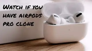 how to solve airpods pro clone wierd noise and auto play pause problem