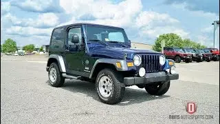 Davis AutoSports 2004 Jeep Wrangler / Rocky Mountain TJ / 57k Miles / For Sale