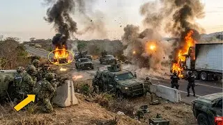 &iexcl;GUERRERO EN LLAMAS! LA MARINA DESTRUYE 36 VEH&Iacute;CULOS NARCO Y ABATE A 95 SICARIOS DEL CJNG