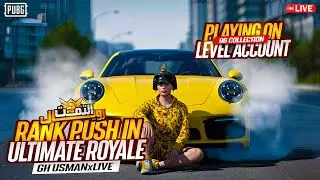 PLAYING ON 96 COLLECTION ACC 🥵 PLAYING HARDEST LOBBIES OF ULTIMATE ROYAL 🤯 GH USMANxLIVE