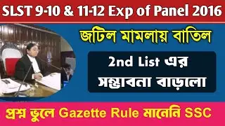 SLST Big Update Chance of 2nd List Due to Expery of Panel and Wrong Question Case ।