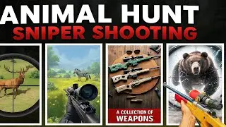 Animal Hunt Sniper Shooting 🎯 | Wild Animal Sniper Hunting Simulator Gameplay (Android)