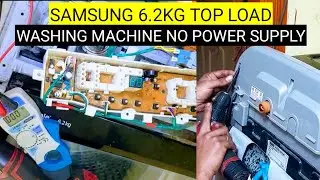 Samsung 6.2kg Top Load Washing Machine No Power Supply Repair 🔌 #Washingmachinerepair #repair #diy 