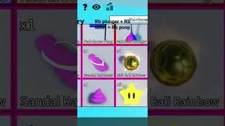 How to make rainbow poop in &ldquo;pop it trading&rdquo; #fypシ