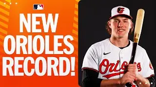 MOST HOMERS BY ORIOLES SHORTSTOP IN A SINGLE SEASON &mdash; GUNNAR HENDERSON! 🔥