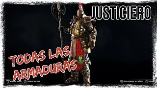 For Honor - Justiciero todas las Armaduras