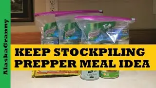 Keep Stockpiling Food Prepper Pantry Shelf Meal Ideas...Easy Mexican Beans Rice