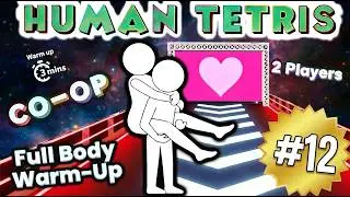 Human Tetris Co-op 💏 |  2 Player Next Level Challenge | Immersive Interactive Warm Up | #12