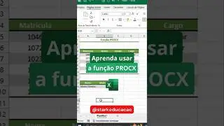 Aprenda usar a fun&ccedil;&atilde;o PROCX no Excel | #excel