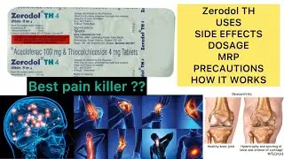 Zerodol th 4 tablet uses in hindi | zerodol side effects | #zerodol