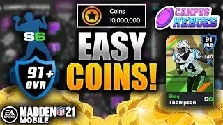 HOW TO MAKE 10 MILLION COINS w/ CAMPUS HEROES PROMO! - Madden Mobile 21