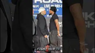 Gervonta Davis gives DEATH STARE to Lamont Roach at press conference!