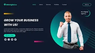 How to create a Responsive landing page for the website by using HTML, CSS, and JavaScript