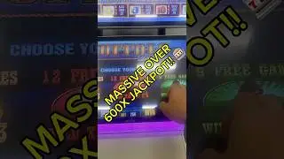 HUGE WIN ON BUFFALO DELUXE $2.50 MAX BET LANDS HANDPAY!!!