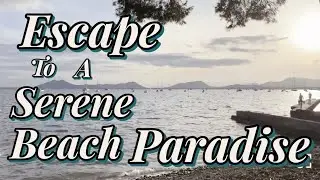 Relax And Unwind WithThis Peaceful Beach Scene#Breathtakingsunset#PortdePollenca