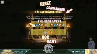 Reset commander event, the best event for everyone #rok #vany