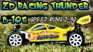 ZD RACING Thunder B-10E 4WD Brushless 1/10 Buggy - Speed Runs
