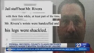 Federal records: County claims deceased inmate wasn't beaten to death by jailers